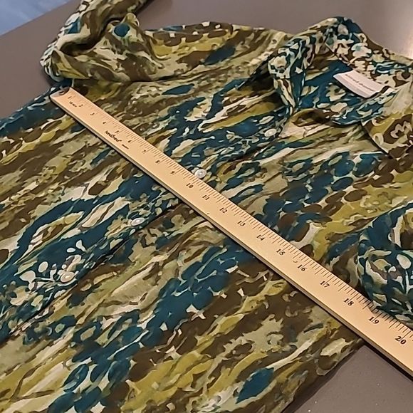 Alfred Dunner sz 6p button front shirt/ blouse - Picture 5 of 6